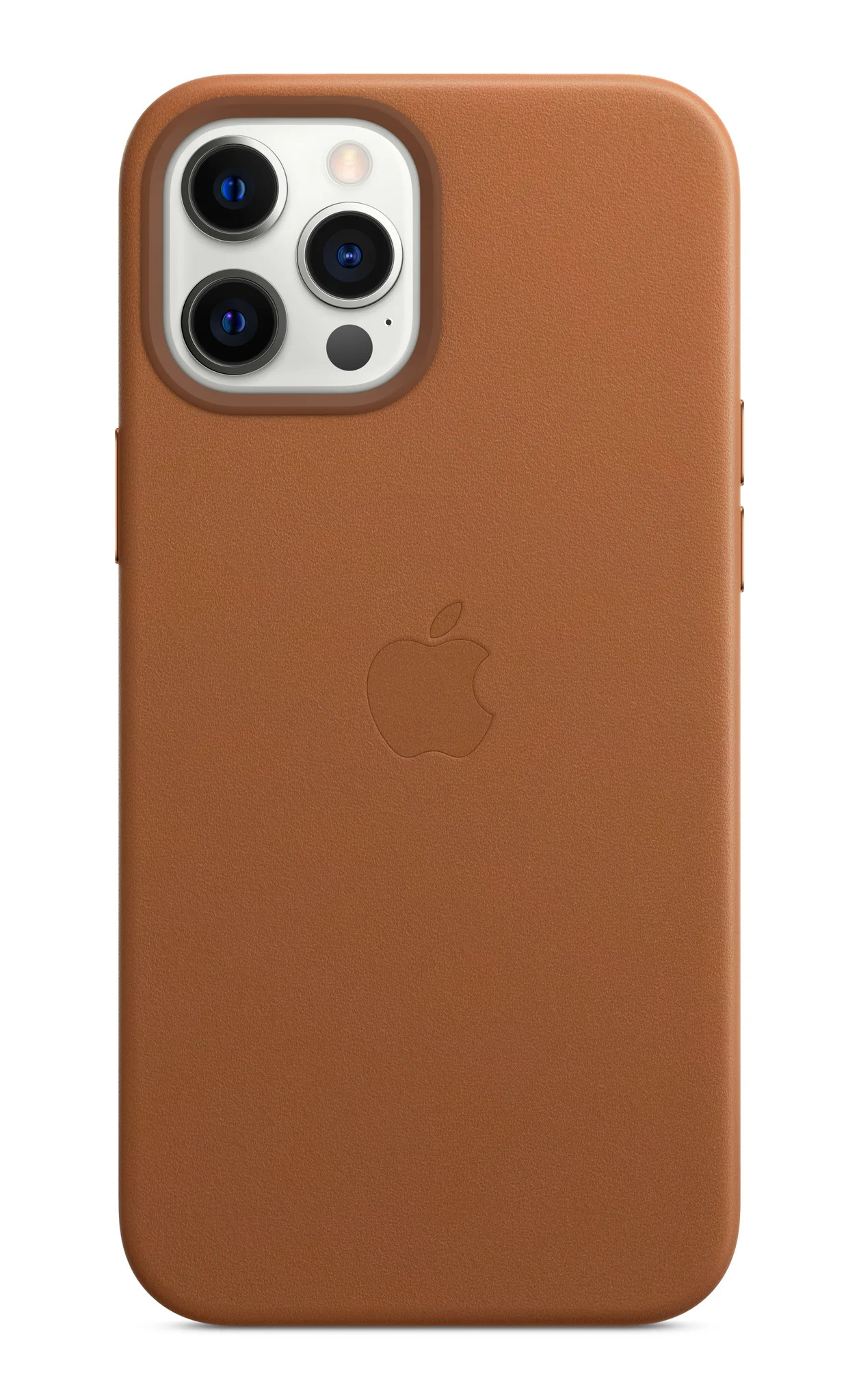 Apple iPhone 12 Pro Max Leather Case with MagSafe - Saddle Brown | Walmart (US)