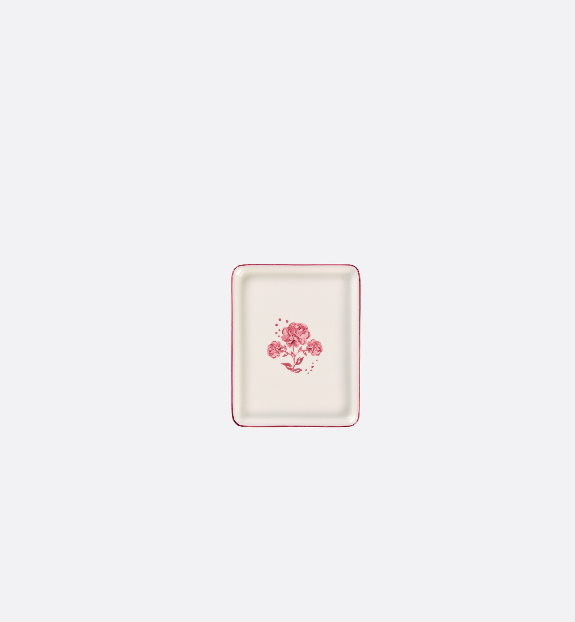 Trinket Tray Ceramic with Rose Motif | DIOR | Christian Dior Parfums UK
