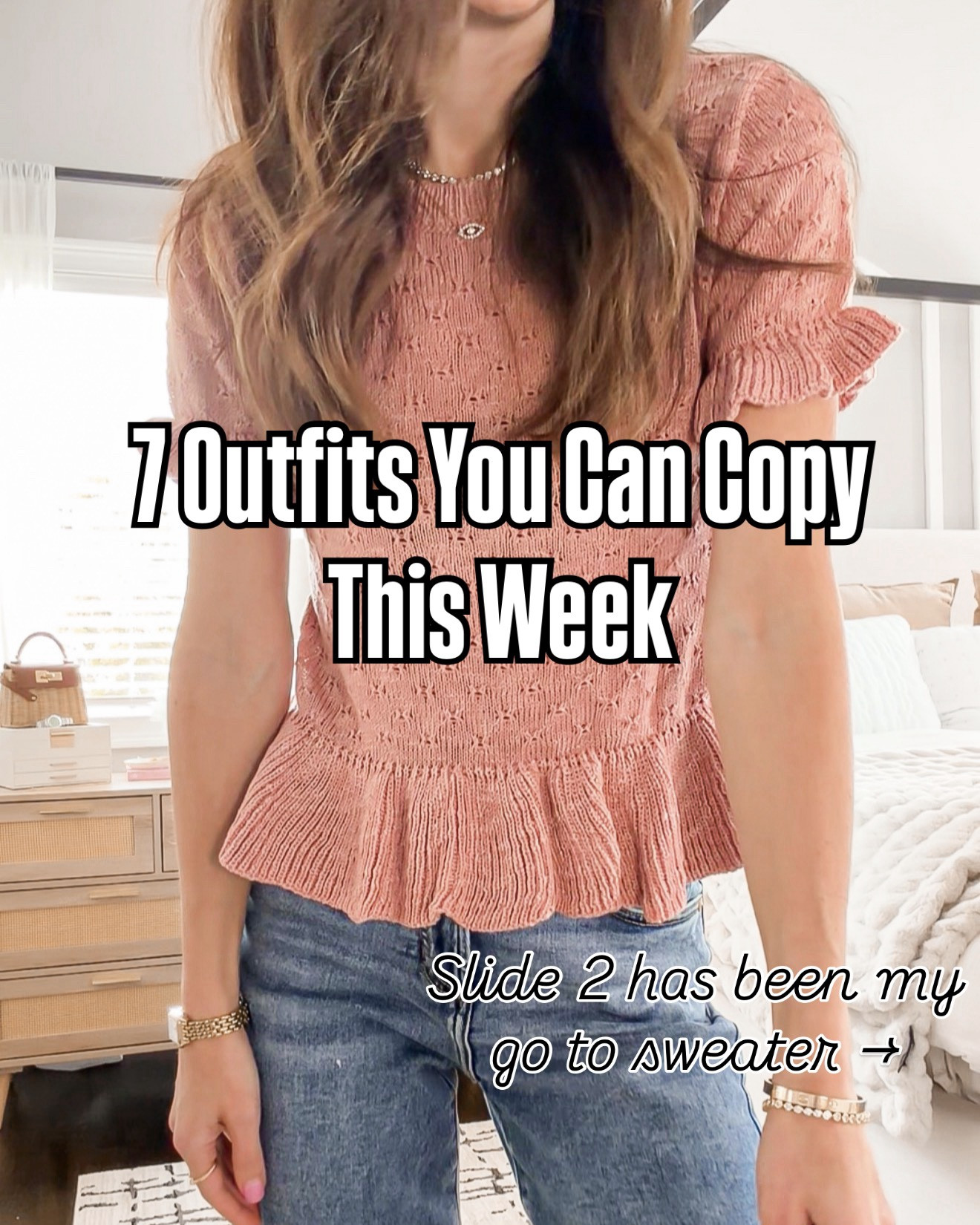 If you’re staring at your closet this week thinking “I have nothing to wear”… I got you 🫶🏻

💌 type “WEAR” and I’ll send you all the links!

Here are 7 easy outfits you can copy this week using pieces you probably already love — good jeans, cozy sweaters, easy flats, and a few chic accessories.

Nothing complicated. Just comfortable, flattering outfits that work in real life.

Slide through and tell me which one is your favorite 👀

🔗

#LTKSpringSale #LTKootd #LTKmomlife