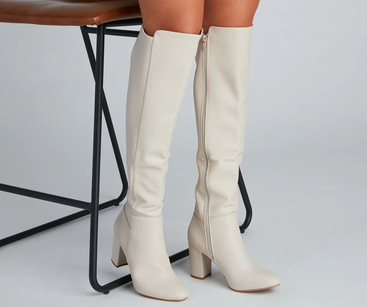 Just My Type Knee-High Boots | Windsor Stores