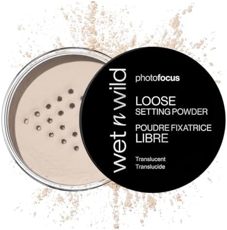 wet n wild Photo Focus Loose Baking Setting Powder, Highlighter Makeup, Suitable for All Skin Ton... | Amazon (US)