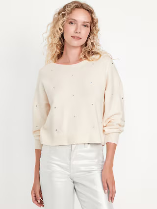 SoSoft Embellished Sweater | Old Navy (US)