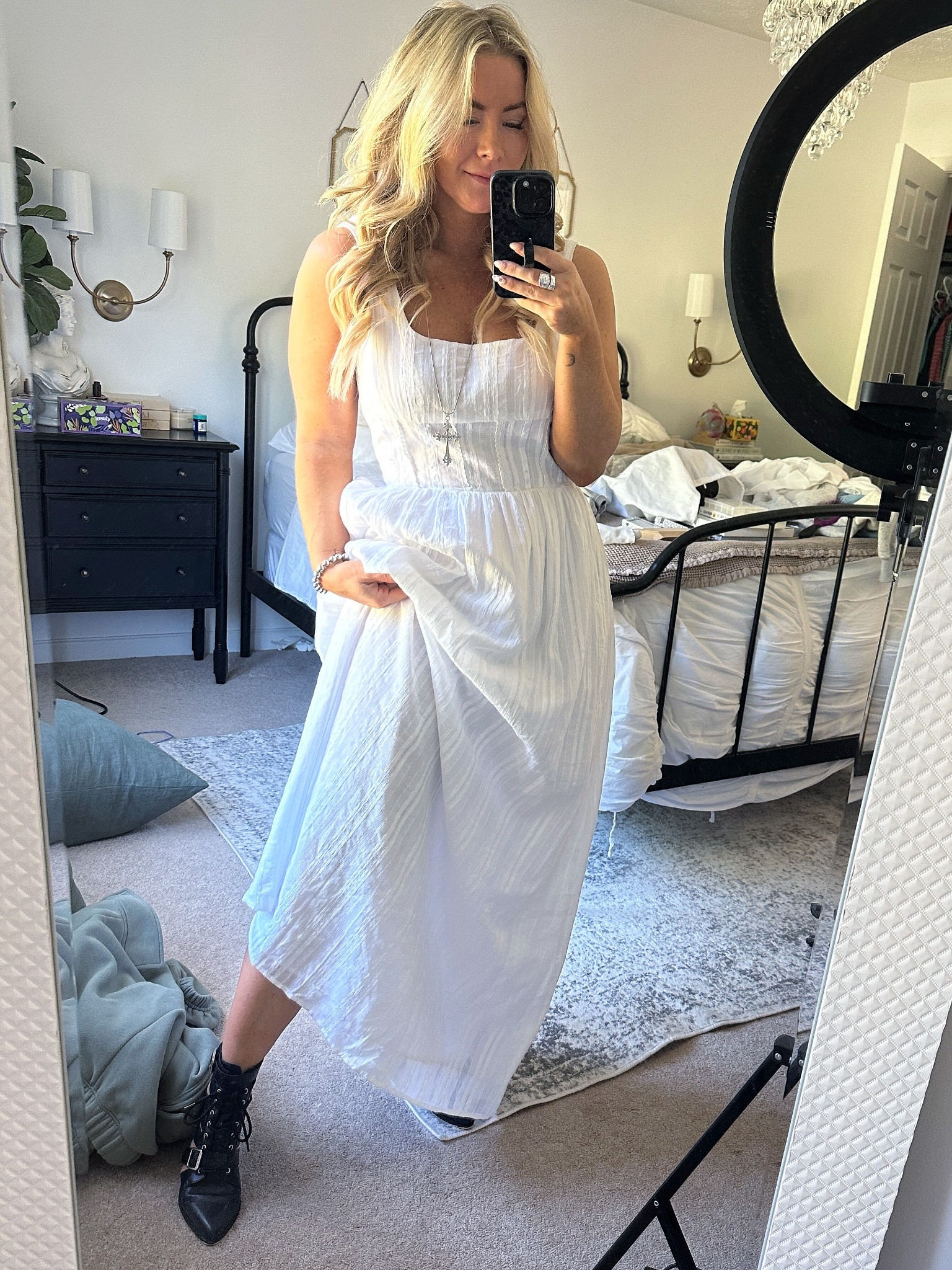 Sundress season is among us! White dress, little white dress

#LTKFindsUnder100 #LTKSaleAlert #LTKSeasonal