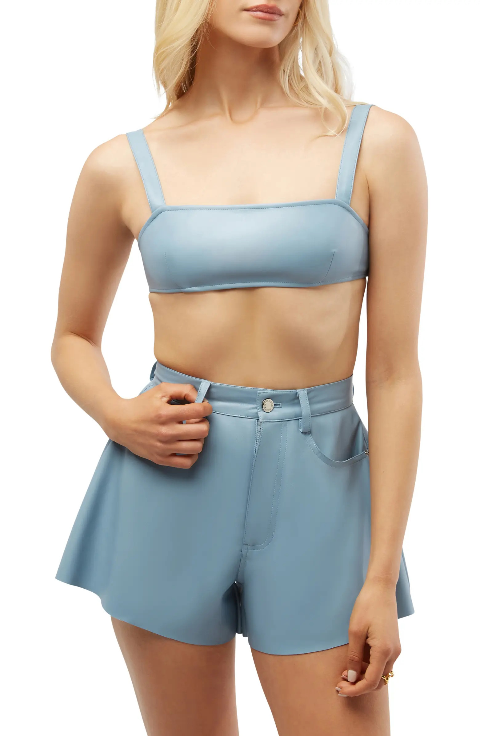 Vegan Leather Bra Top | Nordstrom Rack