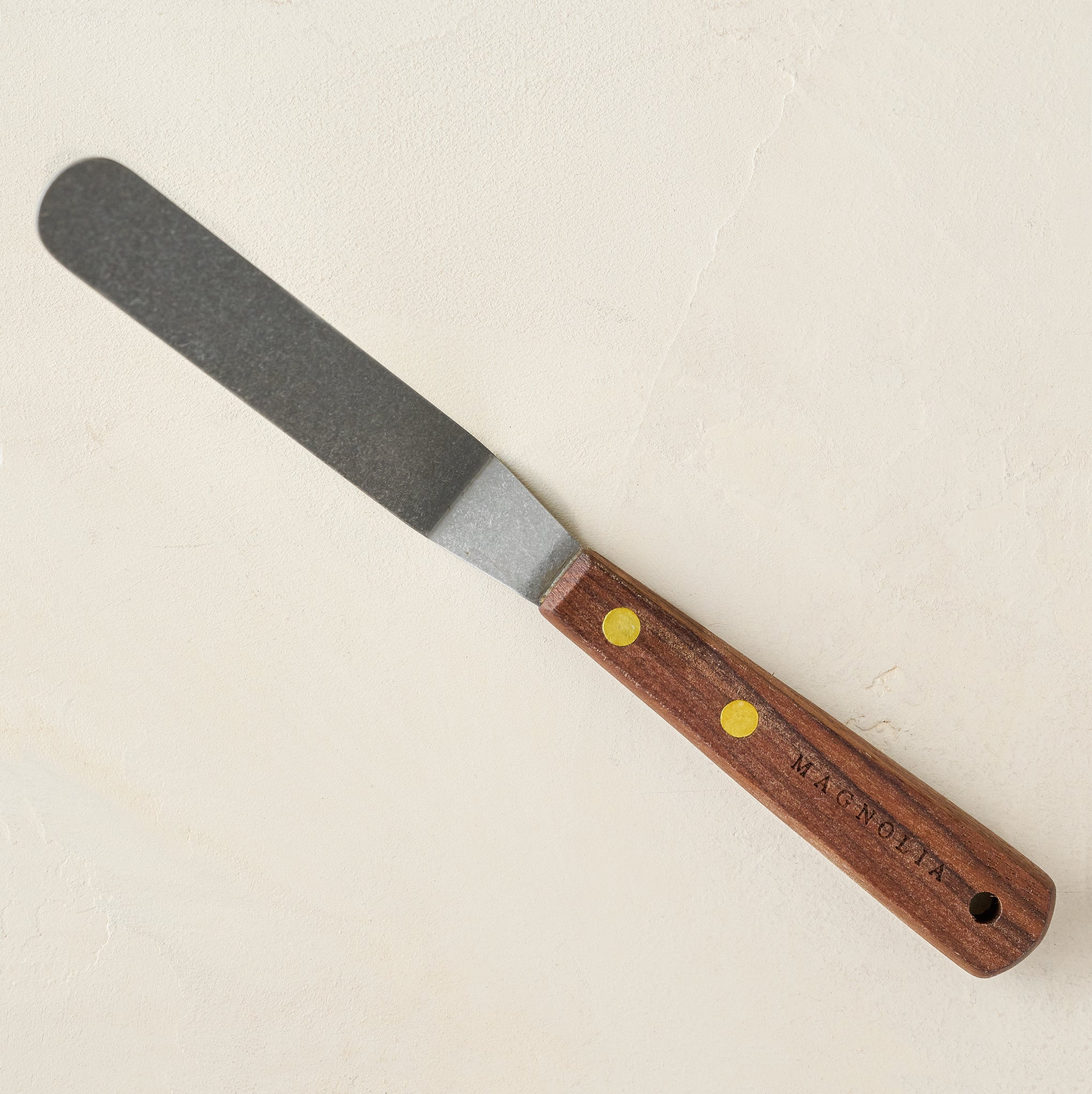 Gristmill Collection Walnut Icing Spatula with Vintage Finish | Magnolia