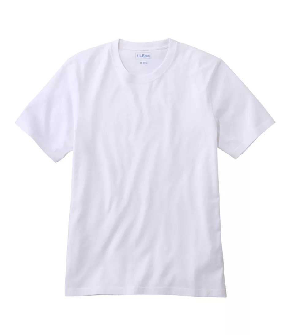 Men's Sunwashed Tee, Short-Sleeve Sienna Brick XXXL, Cotton Blend L. L.Bean | L.L. Bean