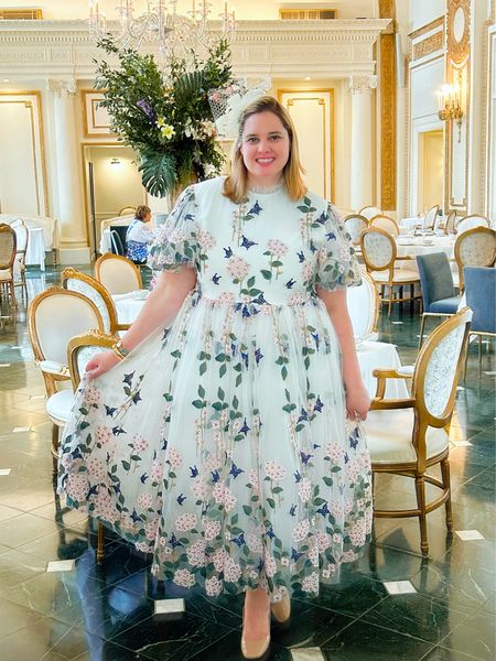 The perfect dress for afternoon tea - I received SOOOO many compliments on this look  

#LTKstyletip #LTKparties #LTKplussize