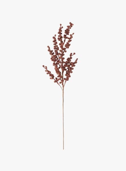 28" Brown Flocked Berry Stem | Amazon (US)