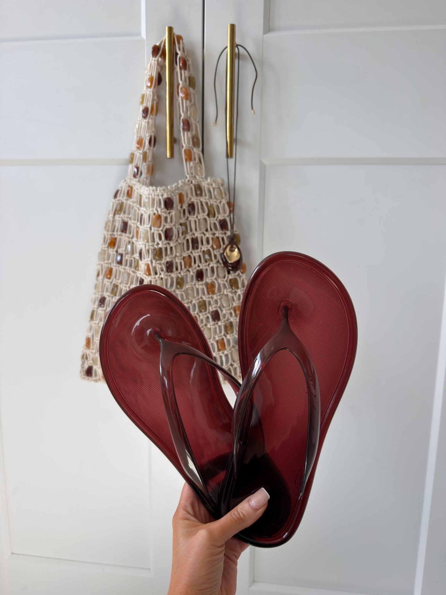 Jelly flip flops- these come in 4 colours & are less than £20

#LTKspring #LTKsummer #LTKshoes