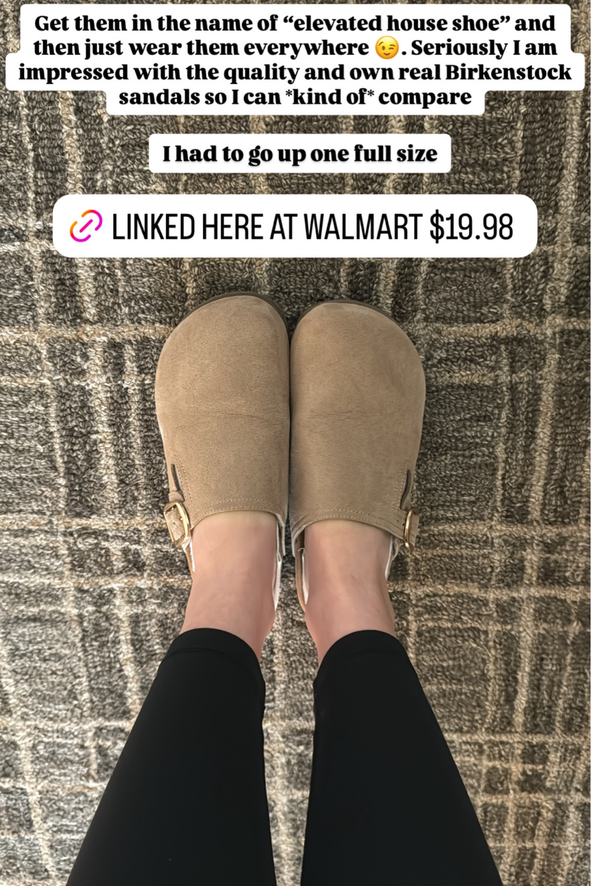 These Walmart Clogs have been on rotation nonstop since I bought them! I ordered a full size up