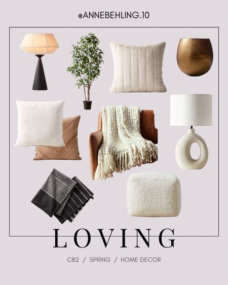 Spring home decor favorites from CB2, living room home decor finds, must have home decor for spring 

#LTKhome