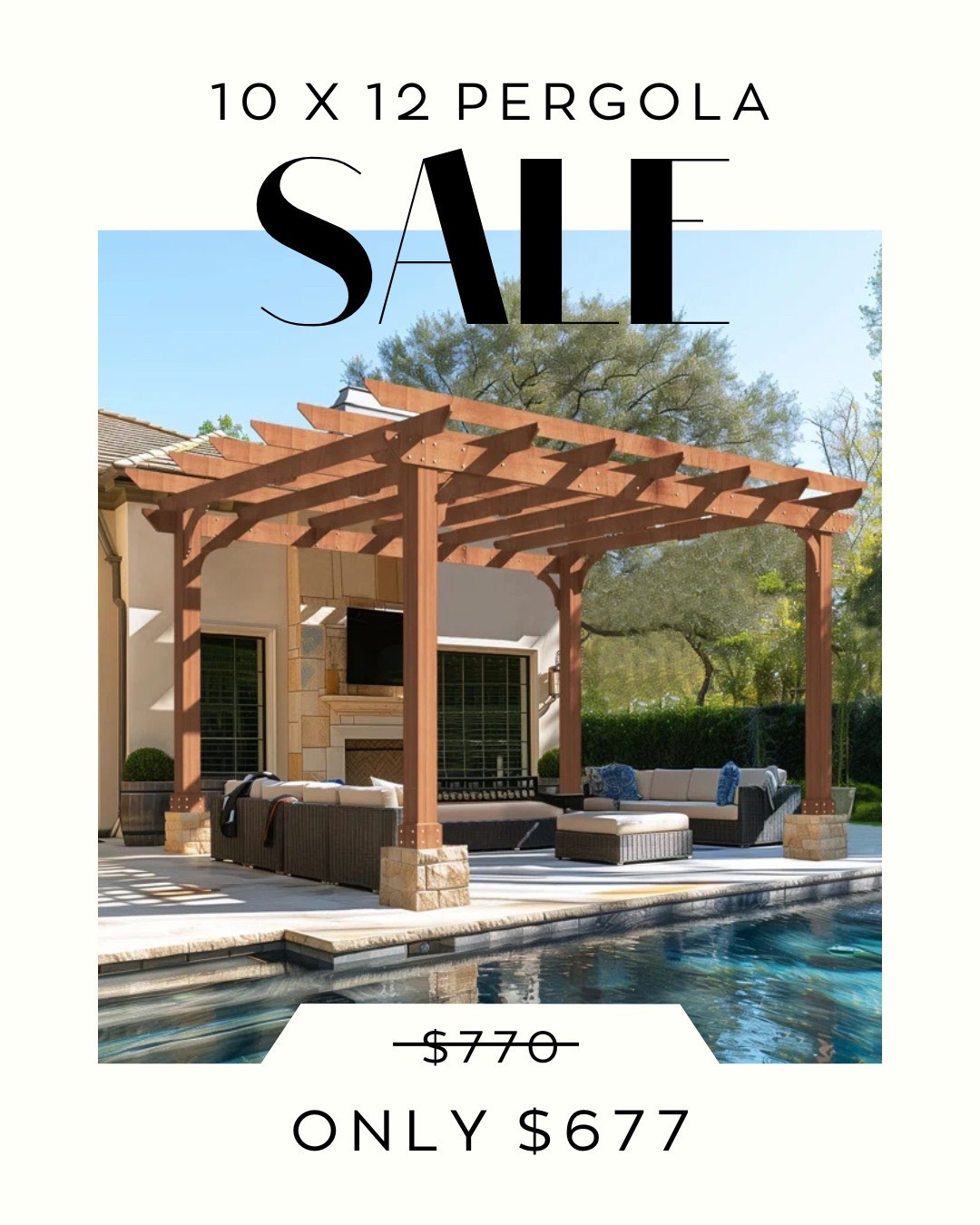 Exterior pergola / backyard decor / backyard makeover / pergola kit 

#LTKHome