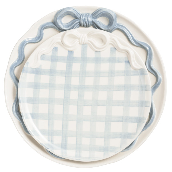 Bow Nested Platter Set | Mud Pie