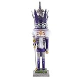 Kurt S. Adler 20-Inch Hollywood Purple King Nutcracker, Multi | Amazon (US)