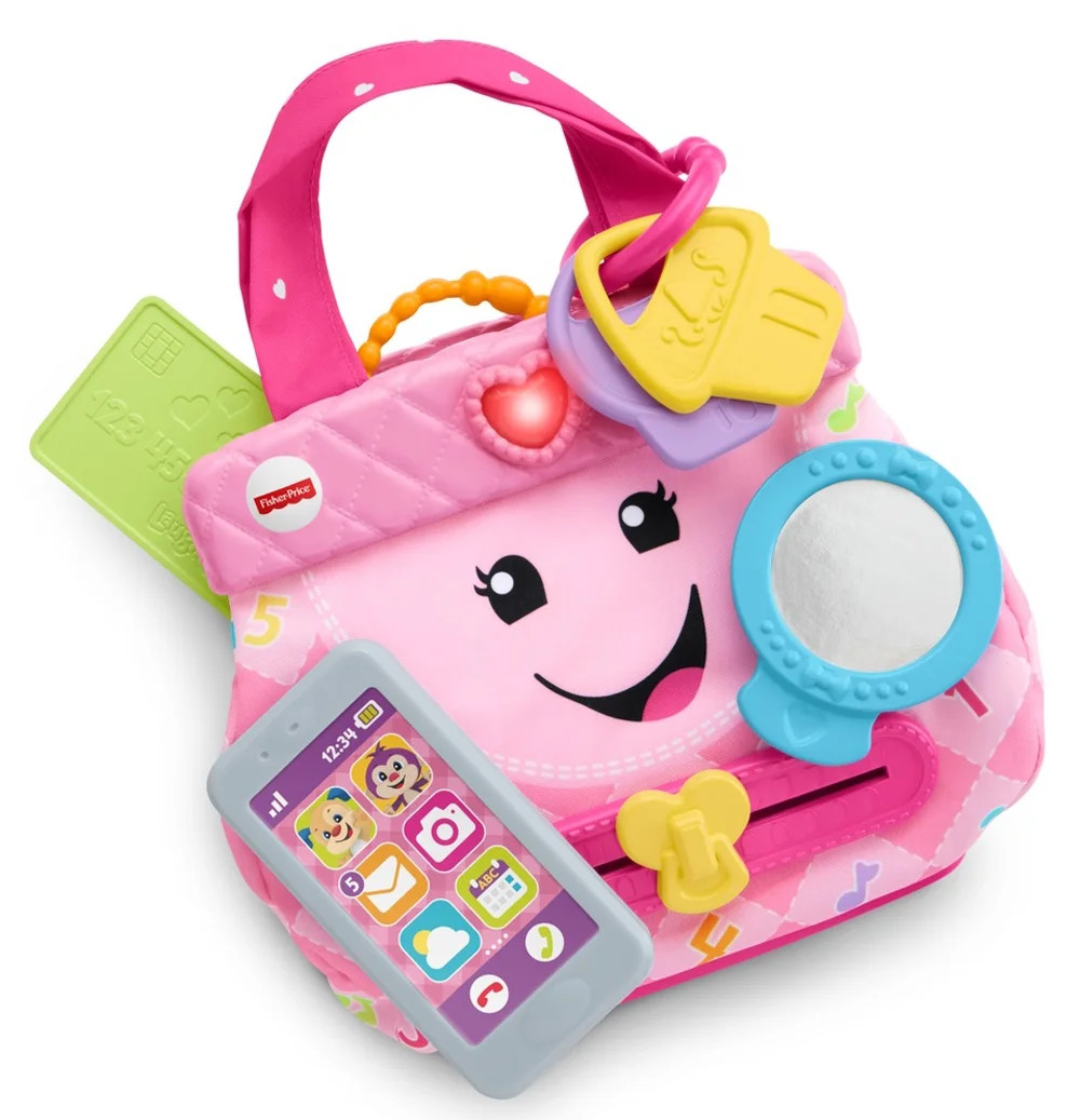 Fisher-Price Laugh & Learn My Smart Purse Interactive Pretend Baby Toy - Walmart.com | Walmart (US)