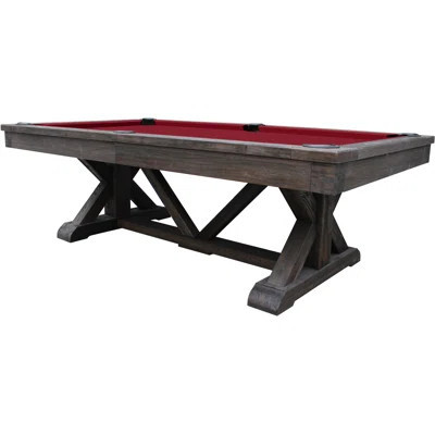 Brazos River Weathered 8' Slate Pool Table with Professional Installation ($895 Value) Included | Wayfair North America