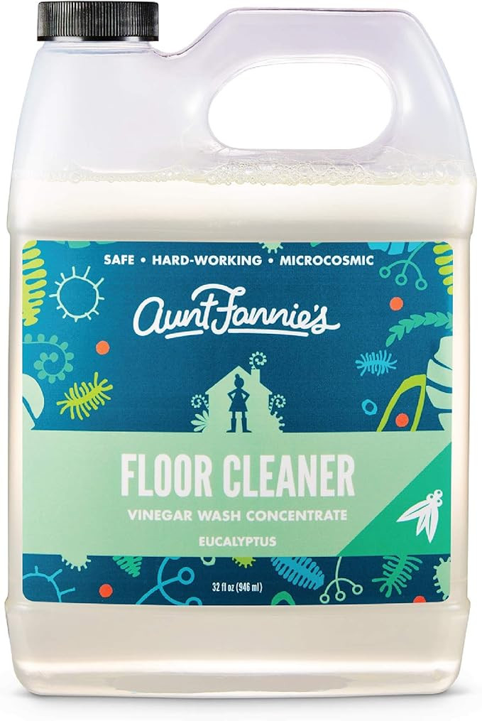 Aunt Fannie's Floor Cleaner Vinegar Wash - Multi-Surface Cleaner, 32 oz. (Single Bottle, Eucalypt... | Amazon (US)