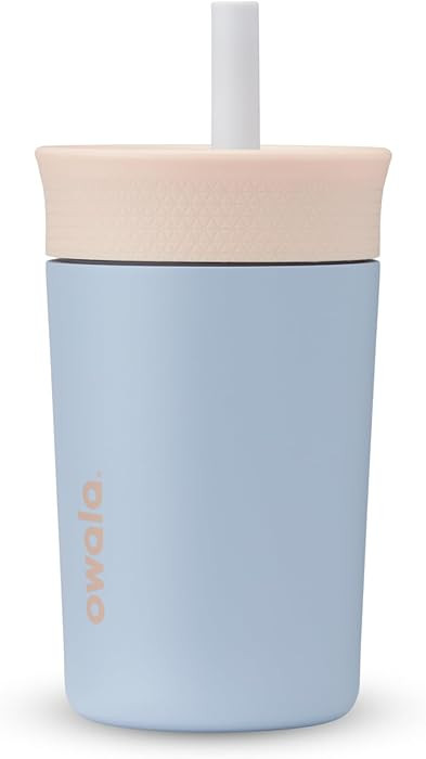 Owala Kids Insulation Stainless Steel Tumbler with Spill Resistant Flexible Straw, Easy to Clean,... | Amazon (US)
