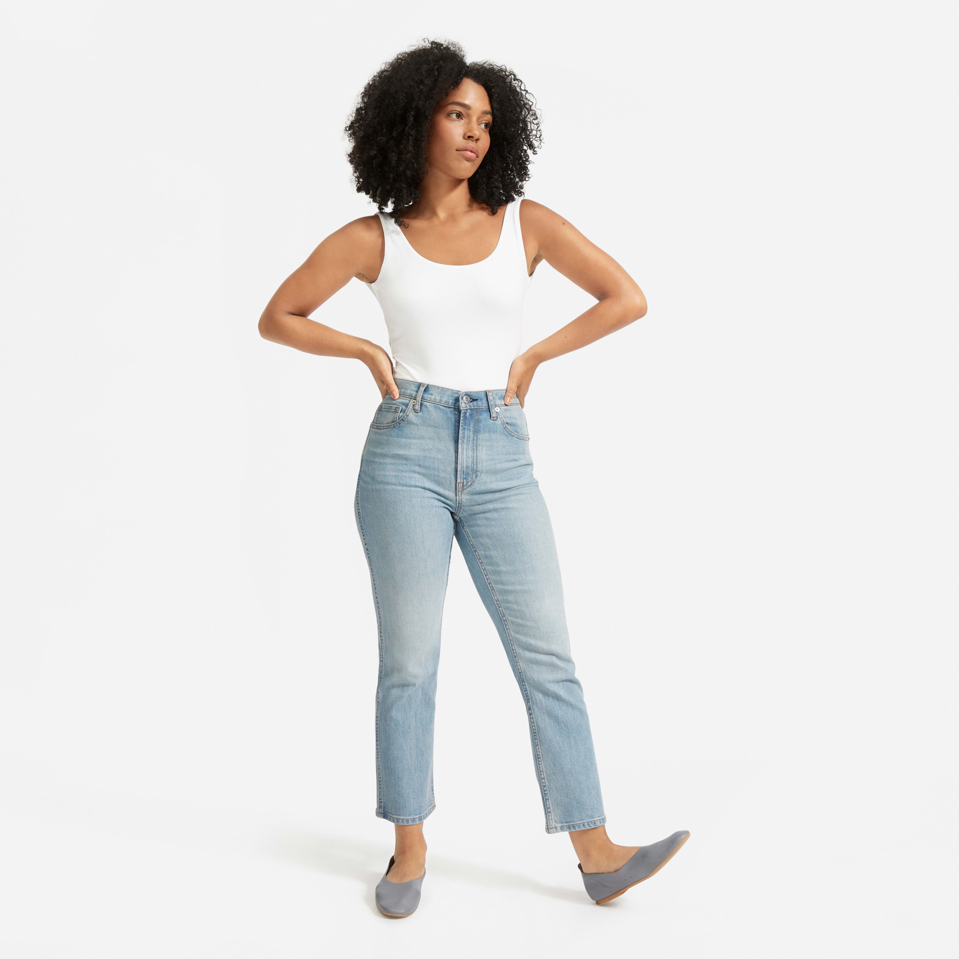 Women's Cheeky Bootcut Jean by Everlane in Sunbleached Blue, Size 28 | Everlane