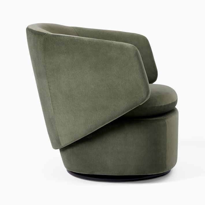 Crescent Swivel Chair | West Elm (US)
