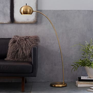 Petite Arc Metal Floor Lamp (54") | West Elm | West Elm (US)