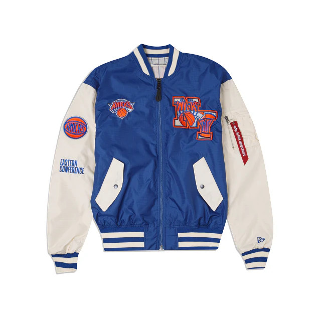 Alpha Industries X New York Knicks MA-1 Bomber Jacket | New Era