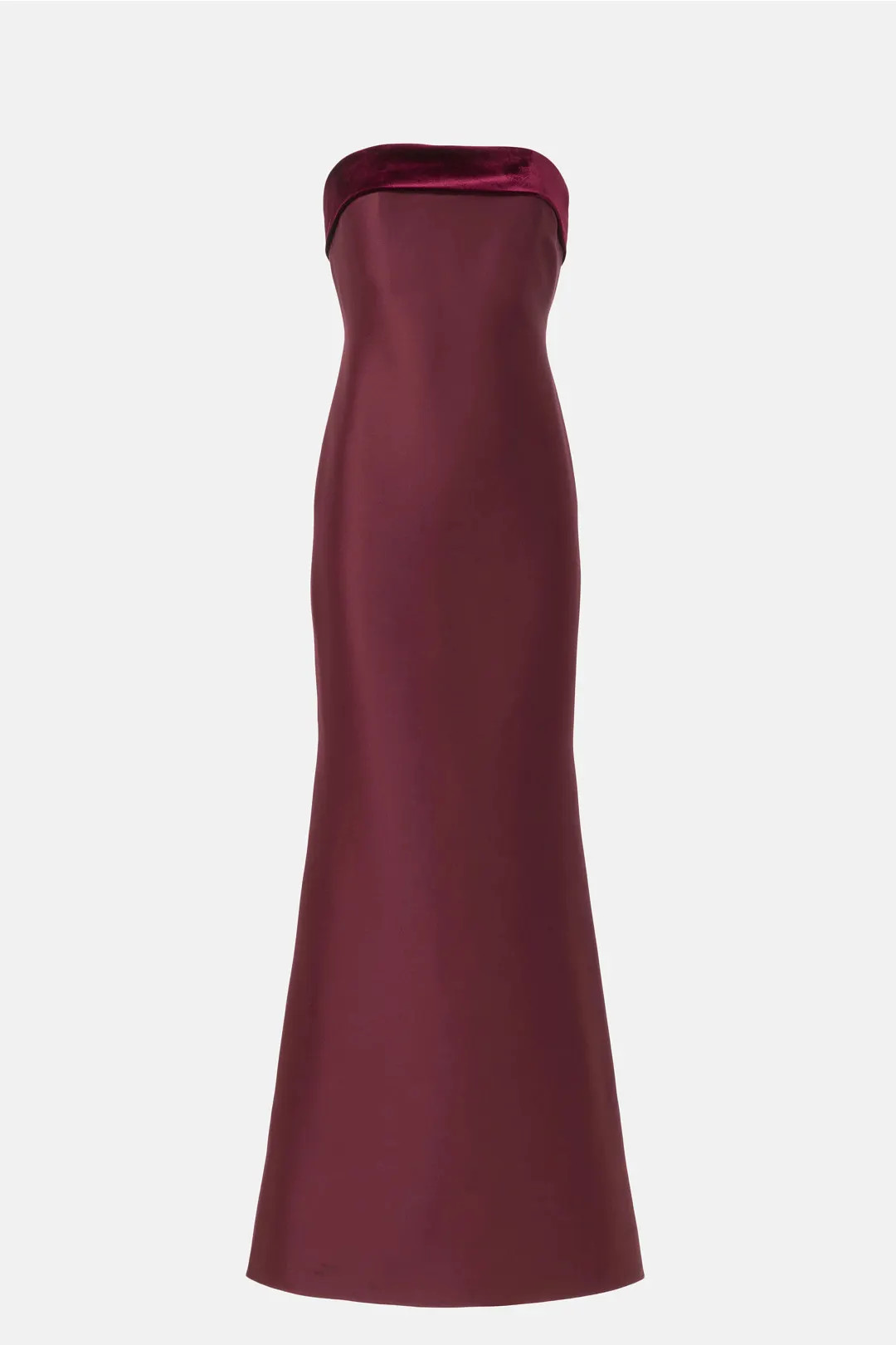 Badgley Mischka Strapless Combo Gown | Rent the Runway