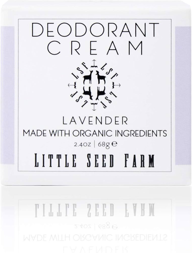 Little Seed Farm All Natural Deodorant Cream, Aluminum Free Deodorant for Women or Men, 2.4 Ounce... | Amazon (US)