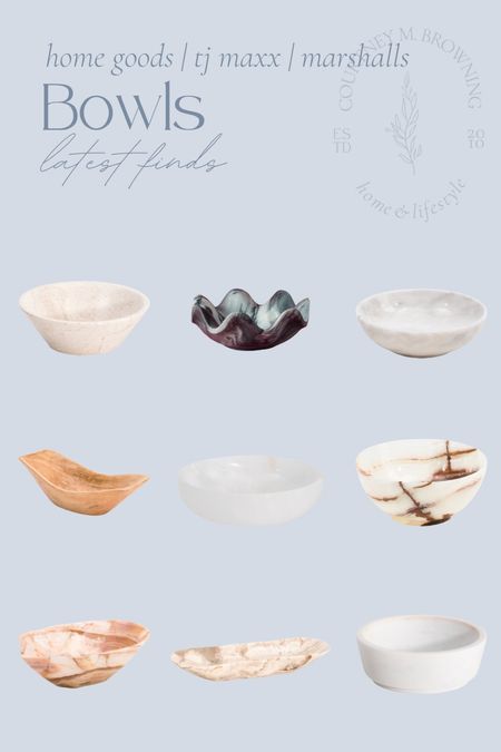 Decorative bowls, marble bowl, ruffle bowl 

#LTKhome
