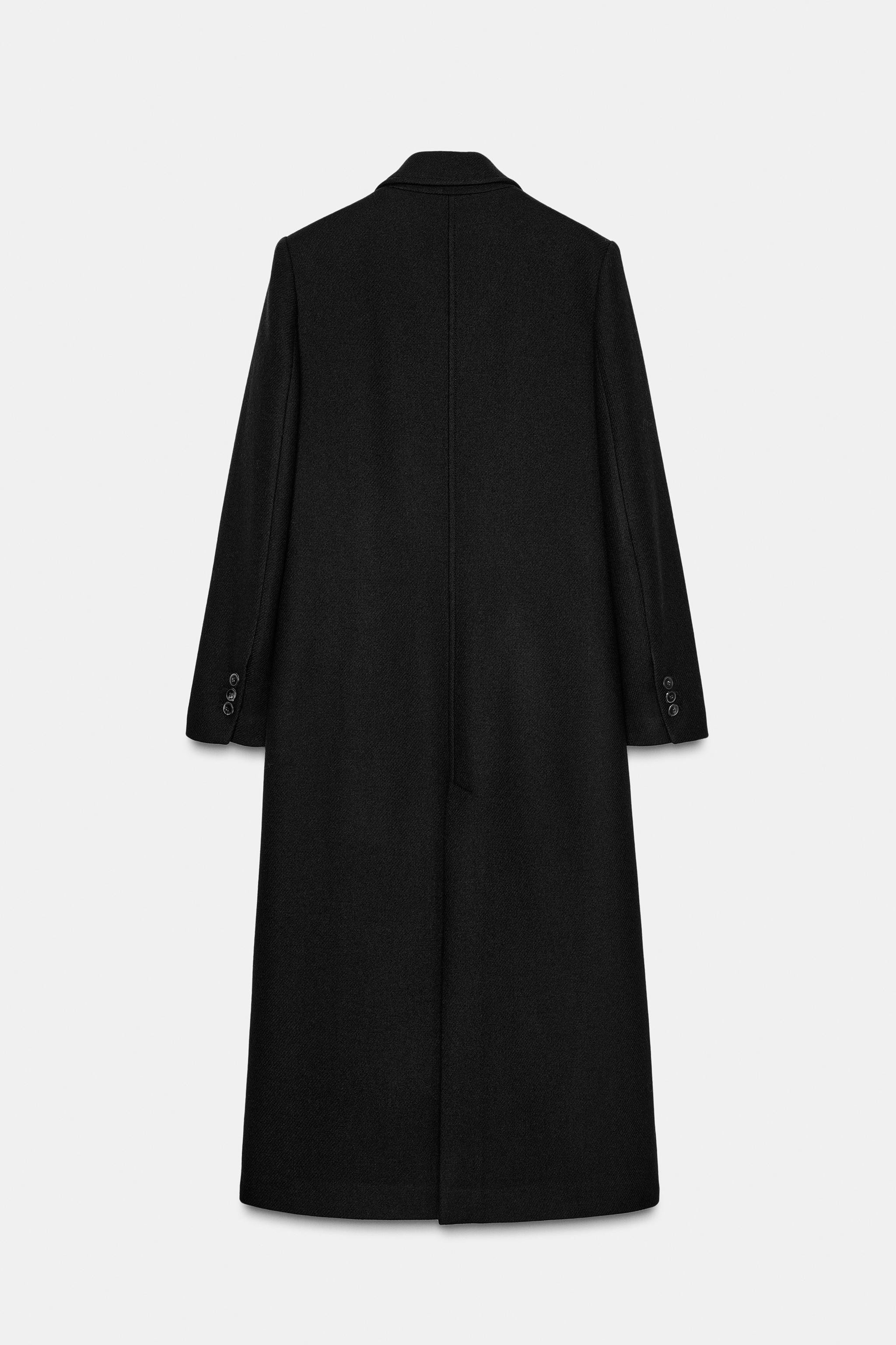 LONG DOUBLE-BREASTED COAT | Zara UK