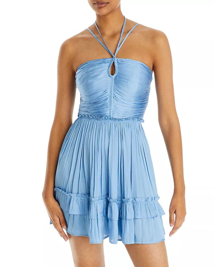 Strappy Ruched Mini Dress - 100% Exclusive | Bloomingdale's (US)