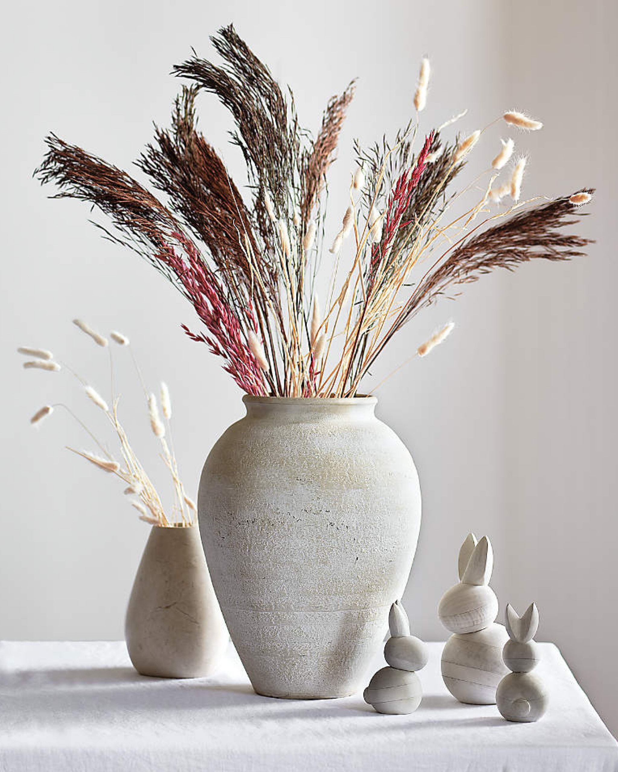 These beautifully abstract bunnies capture the essence of Scandinavian design, blending clean, minimalist forms with a soft whitewashed finish over warm mango wood. Perfect for an Easter table or spring mantel, they bring a fresh, modern charm to any space. Display them as a trio or pair them with elegant spring florals for a thoughtfully curated, seasonal look.

#LTKSeasonal #LTKHome