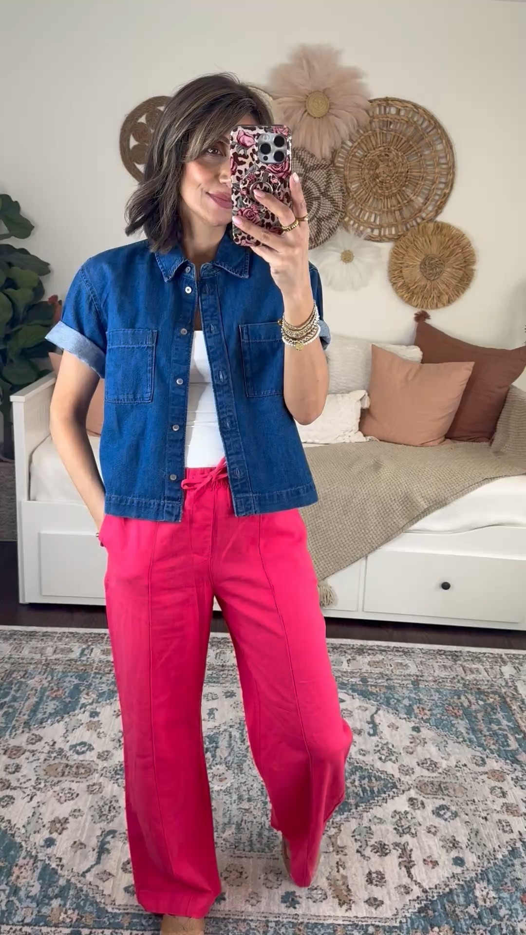 Gap factory linen pants in pink! 

#LTKSaleAlert #LTKFindsUnder100 #LTKWorkwear
