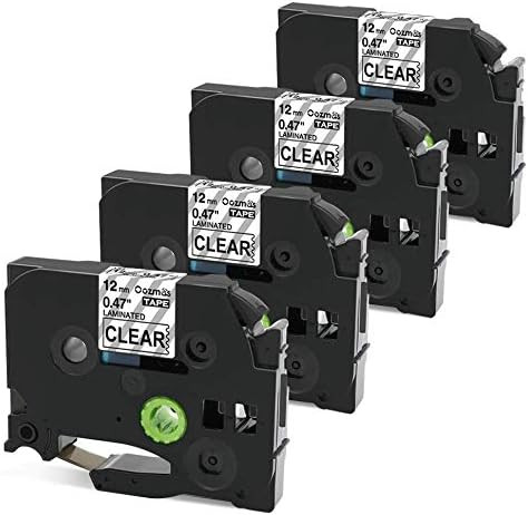 Oozmas Compatible Clear Label Tape Replacement for TZe-131 Brother Label Maker Tape 12mm 0.47 Inc... | Amazon (US)