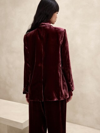 Alyse Relaxed Velvet Blazer40% off applied at checkoutProduct SelectionsCA$370.00Dark Juniper Gre... | Banana Republic (CA)