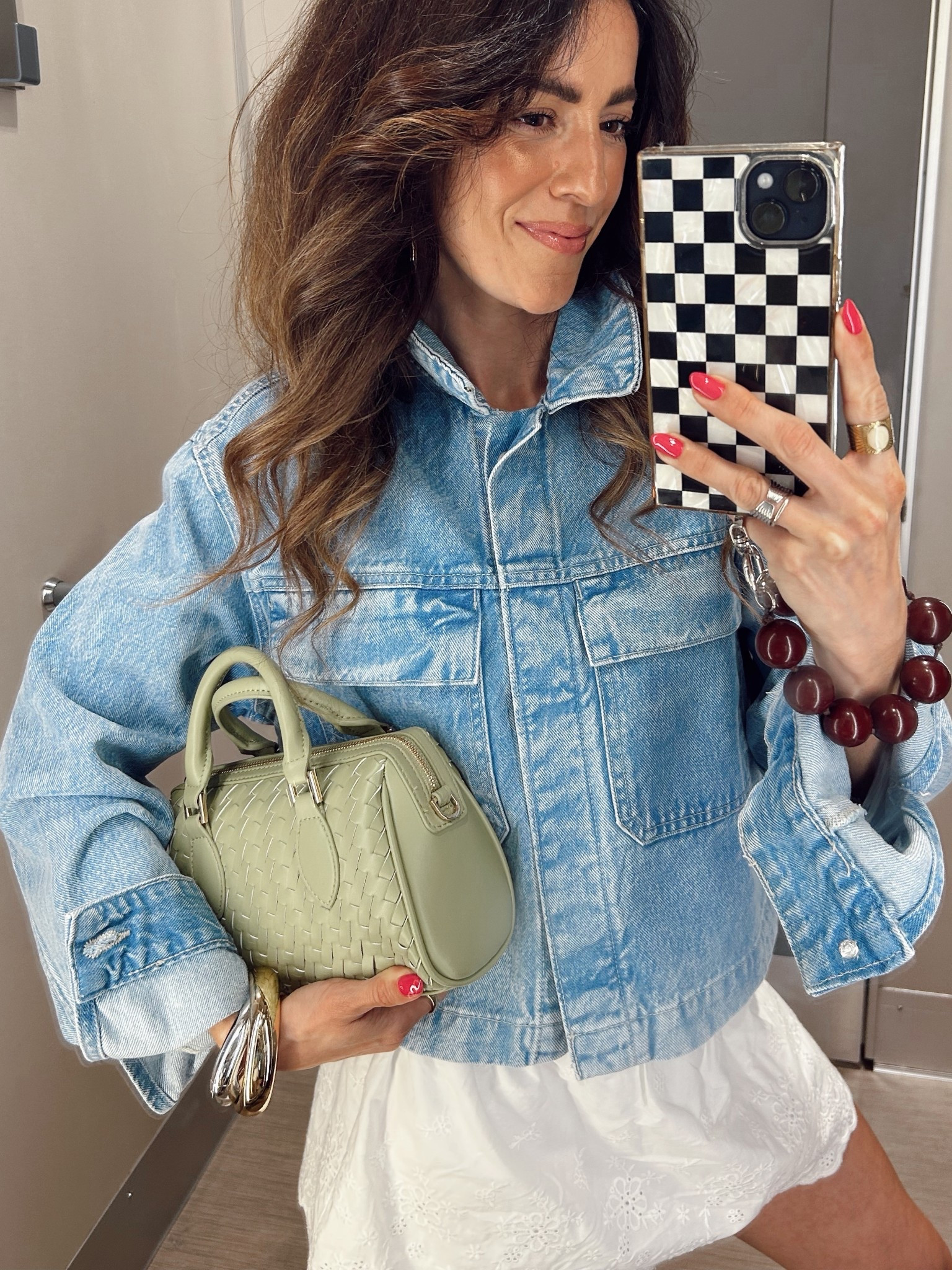 Entire outfit linked! Wearing size small in the jacket 