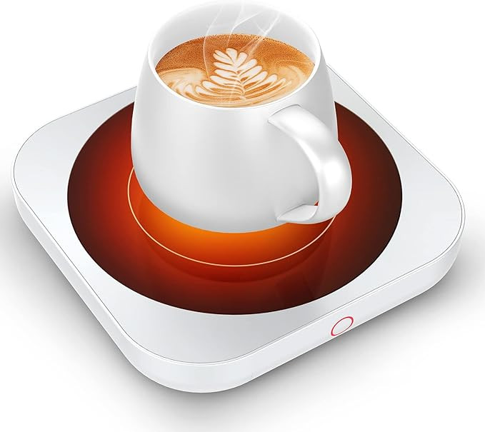 Coffee Mug Warmer - Coffee Warmer for Desk Auto Shut Off - 5.9'' Electric Cup Warmer with 3-Tempe... | Amazon (US)