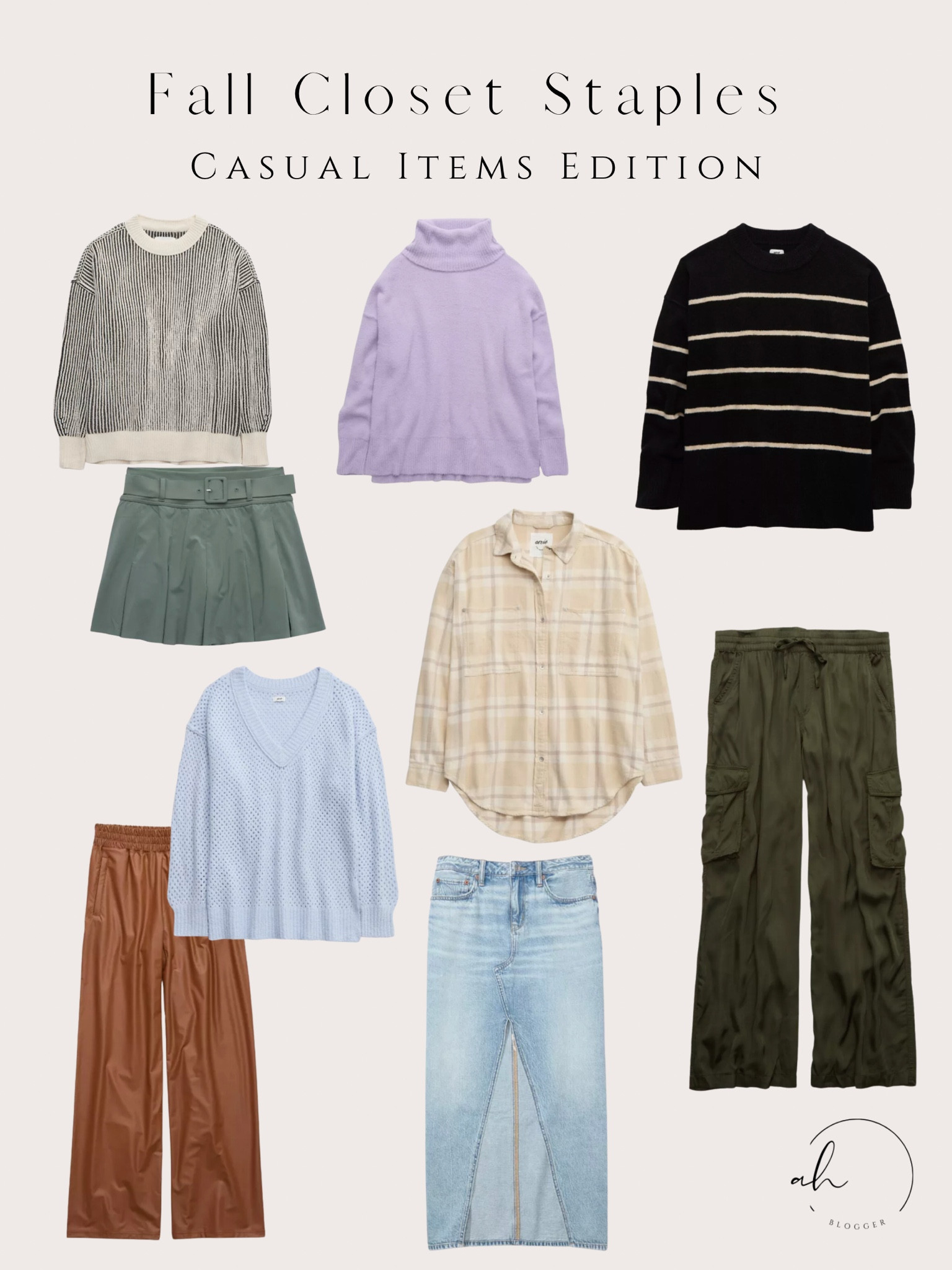 Closet Staples: Casual Fall Edition!
Cargo pants, sweaters, denim skirt, vegan leather pants, skort.

#LTKsalealert #LTKfindsunder50 #LTKSeasonal