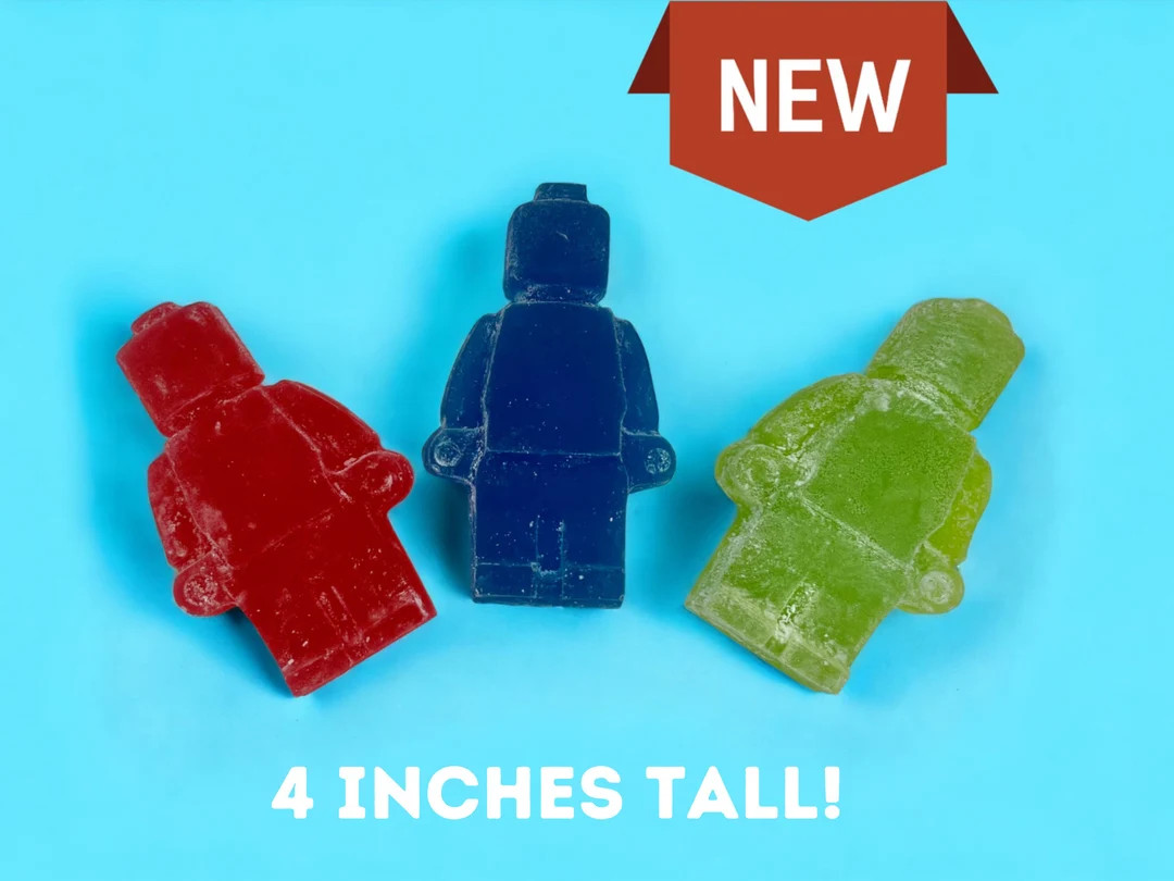 Jumbo Gummy Man Candy Customizable Handmade Candy Building Block Party Favor Kids Birthday Party ... | Etsy (US)