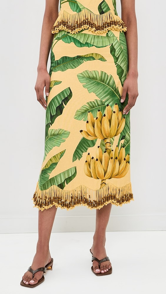 Banana Leaves Maxi Skirt | Shopbop