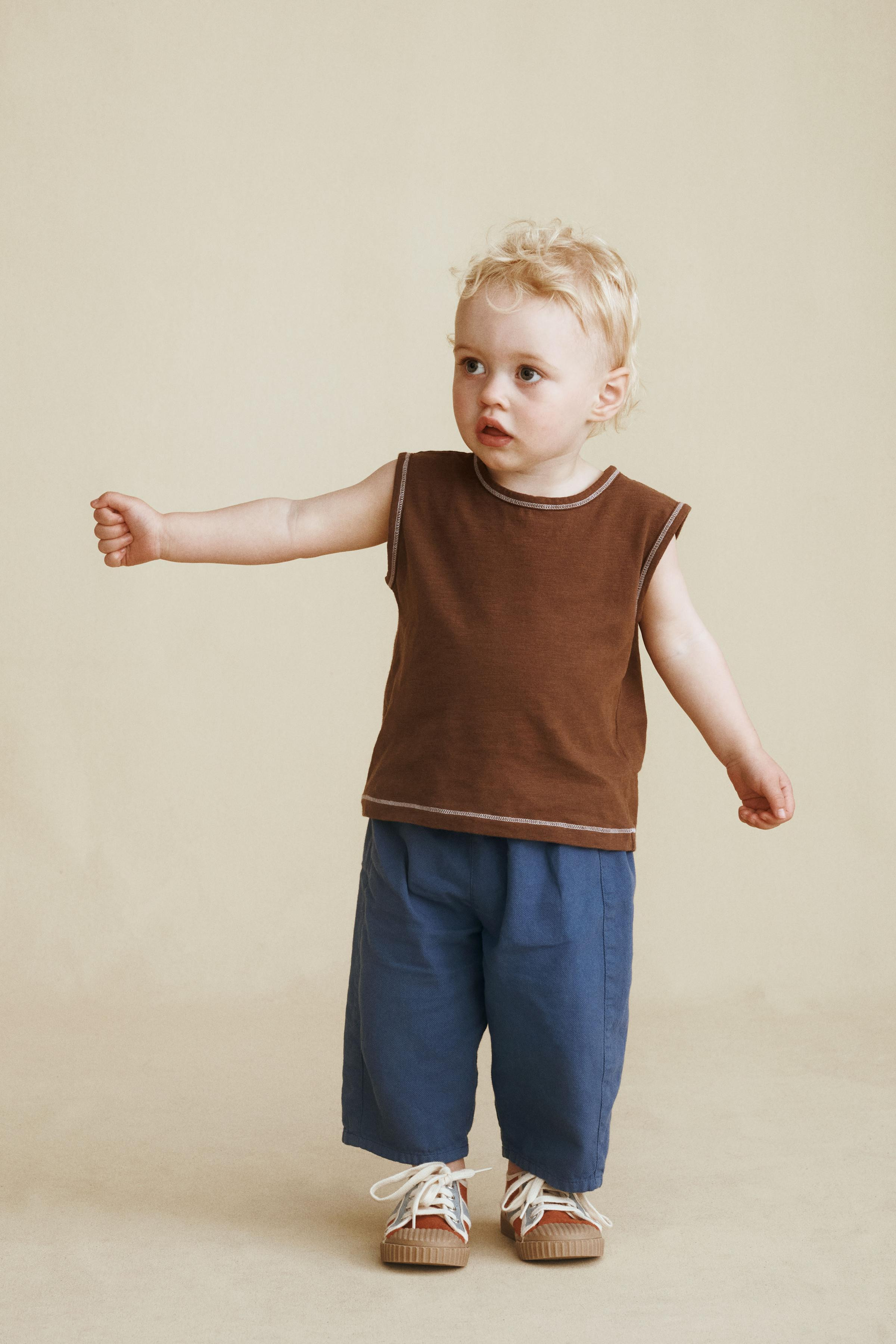 TOPSTITCHED T-SHIRT CREATED BY CARAMEL LONDON X ZARA | Zara US