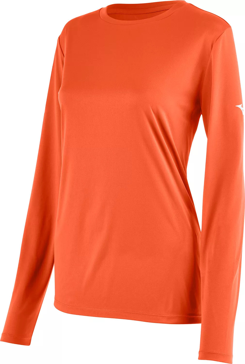 Mizuno Women's NXT Long Sleeve Shirt, Large, Orange | DICK'S Sporting Goods
