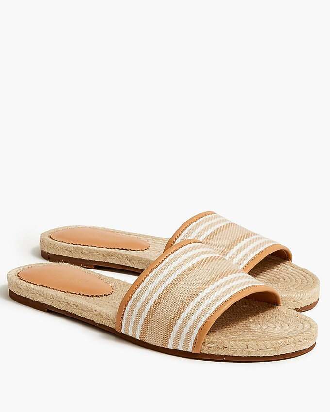 Espadrille slide sandals | J.Crew Factory