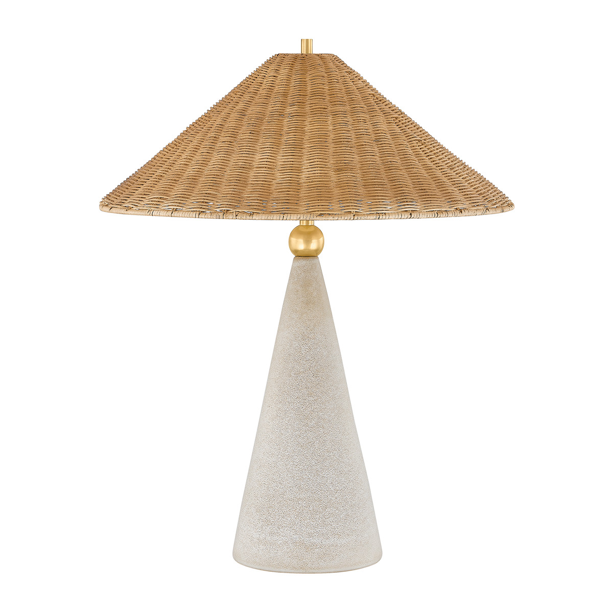 Annie Wicker Rattan Table Lamp | Mintly Home