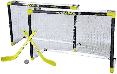 Franklin Sports Knee Hockey Goal Set - Mini Hockey Goals - 2 Goals - Pro Style Top Shelf - Kids H... | Amazon (US)