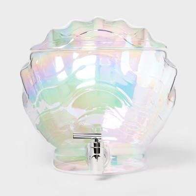 1.75gal Figural Beverage Dispenser Shell Iridescent - Sun Squad™ | Target