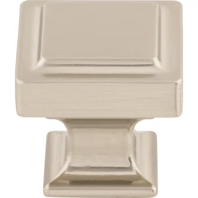 Ascendra 1 1/8" Length Square Knob | Wayfair North America