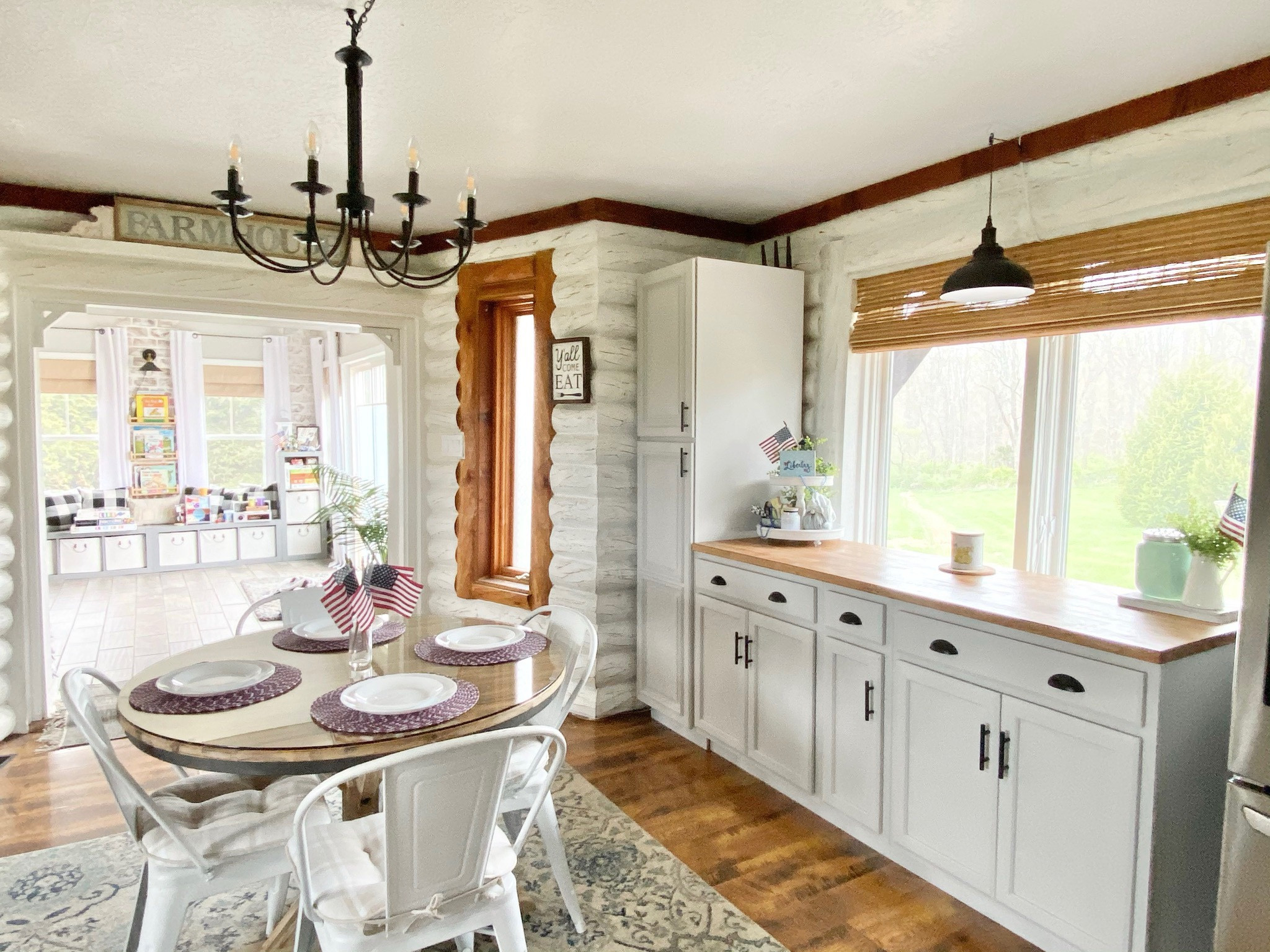 Labor Day is around the corner but I can’t wait that long to put up our Halloween decorations. Eek! 

Kitchen chandelier kitchen decor table decor centerpiece lighting light pendant light area rug kitchen rug table kitchen table 

#LTKFind #LTKhome #LTKfamily