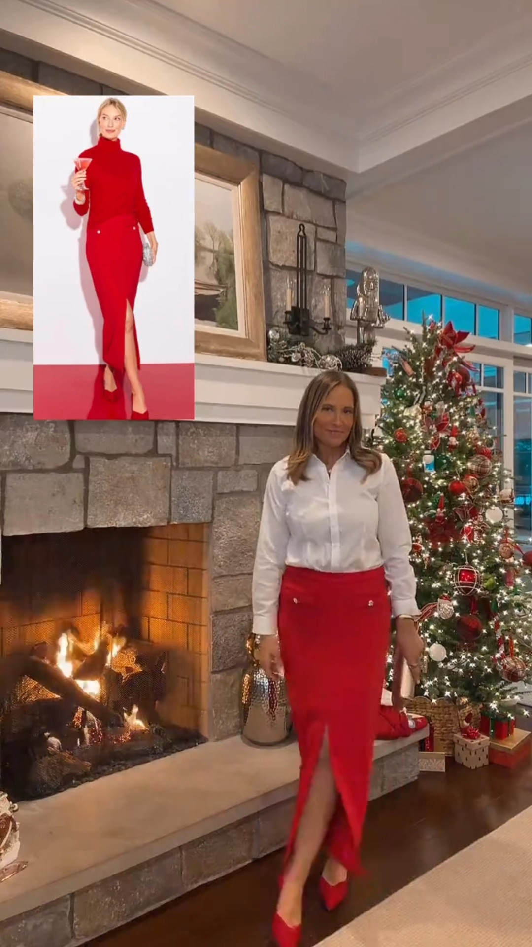 Follow along if you want to see more of this! M

#LTKMidsize #LTKOver40 #LTKHoliday