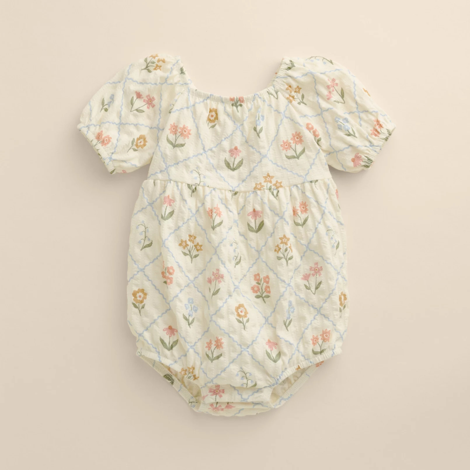 Baby Girl Little Co. by Lauren Conrad Puff Sleeve Bubble Bodysuit | Kohl's